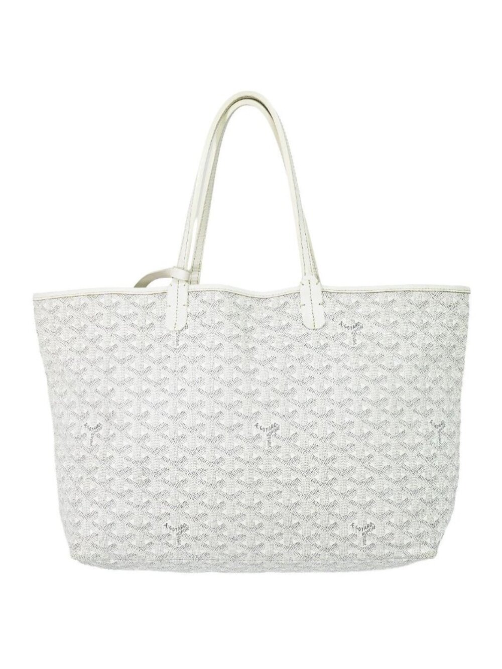 Goyard Saint Louis PM Tote Bag White